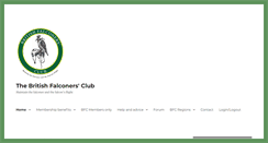 Desktop Screenshot of britishfalconersclub.co.uk